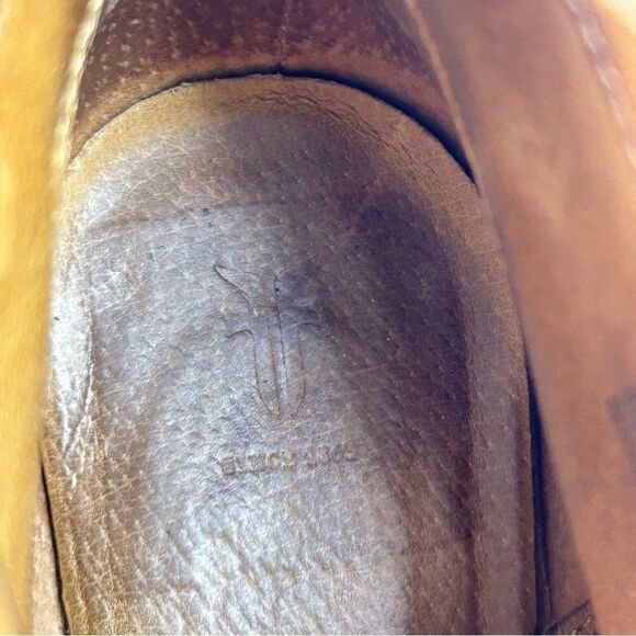 Frye Jennifer Ankle Boots Brown Leather Ankle Bootie Shootie Womens Size 8 - Picture 10 of 10